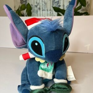 Disney Lilo & Stitch Holiday Chirstmas Plush Stitch Stuffed Animal Toy 12" New